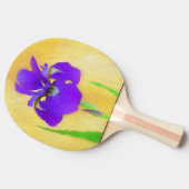 紫ひげ絵画ひげ虹彩の – かわいいオリジナル犬A 卓球ラケット (横)