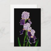 紫ひげ虹彩 サンキューカード (正面/裏面)
