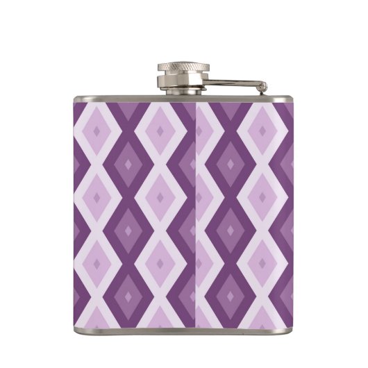 紫ひし形 フラスク (裏面)