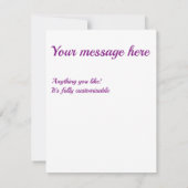 紫ひし形 出欠カード (裏面)