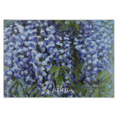 紫ぶら下がったの藤フローラ カッティングボード (正面)