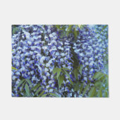 紫ぶら下がったの藤フローラ ドアマット (正面)