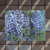 紫ぶら下がったの藤フローラ ドアマット