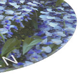 紫ぶら下がった藤パーソナライズされたフローラ カッティングボード (角)