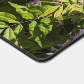 紫ぶら下がった藤フローラ デスクマット (コーナー)