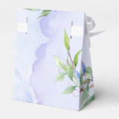 紫ほこりっぽいブルーチューリップ結婚牡丹 フェイバーボックス (裏面サイド)