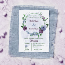 紫ほこりっぽい青い葉花は結婚青