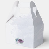 紫ほこりっぽい青のフローラ結婚ズ フェイバーボックス (裏面)