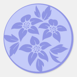 紫またはラベンダー封筒用シール/ギフトラベル ラウンドシール