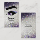 紫まぶし目 名刺 (正面/裏面)