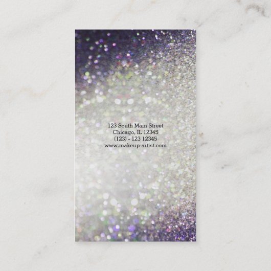 紫まぶし目 名刺 (裏面)