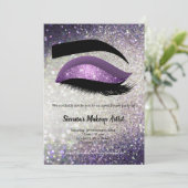 紫まぶし目 招待状 (スタンド正面)