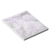 紫もやの菊 ノートパッド (アングル)