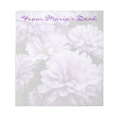 紫もやの菊 ノートパッド (正面)