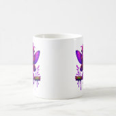 紫よくはしゃぐの妖精 コーヒーマグカップ (中央)