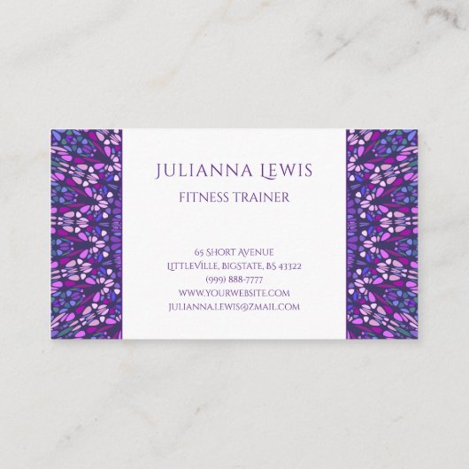 紫れきマンカラフルダラ 名刺 (裏面)