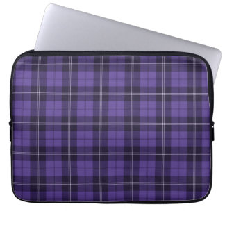 紫アイリッシュプライパターン(の模様が)あるド ラップトップスリーブ