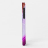 紫アゲート原石（石英） Case-Mate iPhoneケース (裏面/左)