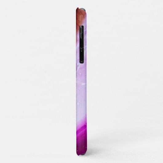 紫アゲート原石(石英) Case-Mate iPhoneケース (裏面/左)