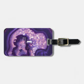 紫アゲート・モノグラム ラゲッジタグ (正面横)