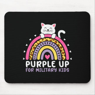 紫アップ軍隊キッズ月軍隊子R マウスパッド