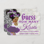 紫アフリカプリンセス|ゲーム数の推測 エンクロージャーカード (正面/裏面)