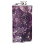 紫アメジスト結晶石英エネルギーパターン フラスク (右)