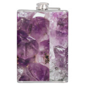 紫アメジスト結晶石英エネルギーパターン フラスク (裏面)