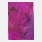 紫アルコールインク キッチンタオル (縦)