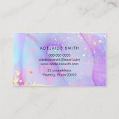 紫アルコールインク 名刺 (裏面)