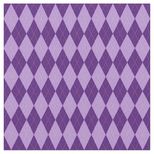 紫アーガイル ファブリック (クローズアップ)