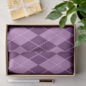 紫アーガイル(紫シリーズデザイン13) 薄葉紙 (ギフト)