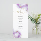 紫インク メニュー (スタンド正面)