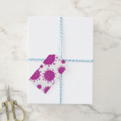 紫ウイルス粒子 ギフトタグ (より糸付き)