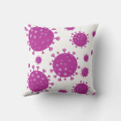 紫ウイルス粒子 クッション (裏面)