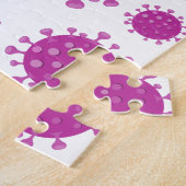 紫ウイルス粒子 ジグソーパズル (側面)