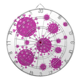 紫ウイルス粒子 ダーツボード