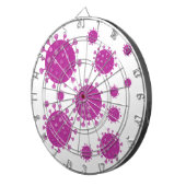 紫ウイルス粒子 ダーツボード (正面右)