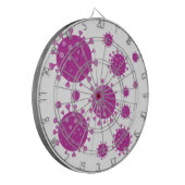 紫ウイルス粒子 ダーツボード (正面左)