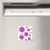 紫ウイルス粒子 マグネット (インサイチュ (食洗機))