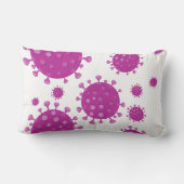 紫ウイルス粒子 ランバークッション (裏面)