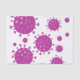 紫ウイルス粒子 薄葉紙