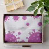 紫ウイルス粒子 薄葉紙 (ギフト)