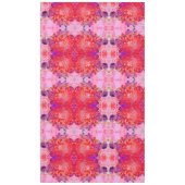 紫エレガントとオレンジのライムライトアジサイ テーブルクロス (正面)