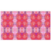 紫エレガントとオレンジのライムライトアジサイ テーブルクロス (正面(横))