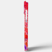 紫エレガントとオレンジのライムライトアジサイ Case-Mate iPhoneケース (裏面 / 左)