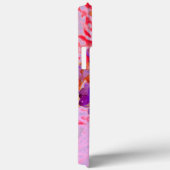 紫エレガントとオレンジのライムライトアジサイ Case-Mate iPhoneケース (裏面 / 右)