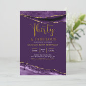 紫エレガントと金ゴールド30と素晴らしい 招待状 (スタンド正面)
