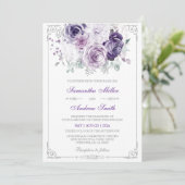紫エレガントと銀結婚の 招待状 (スタンド正面)
