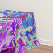 紫エレガントと青のライムライトアジサイ テーブルクロス (インサイチュ)